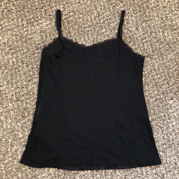 Black Lace ELLE Camisole Tank Top - Picture 3 of 5